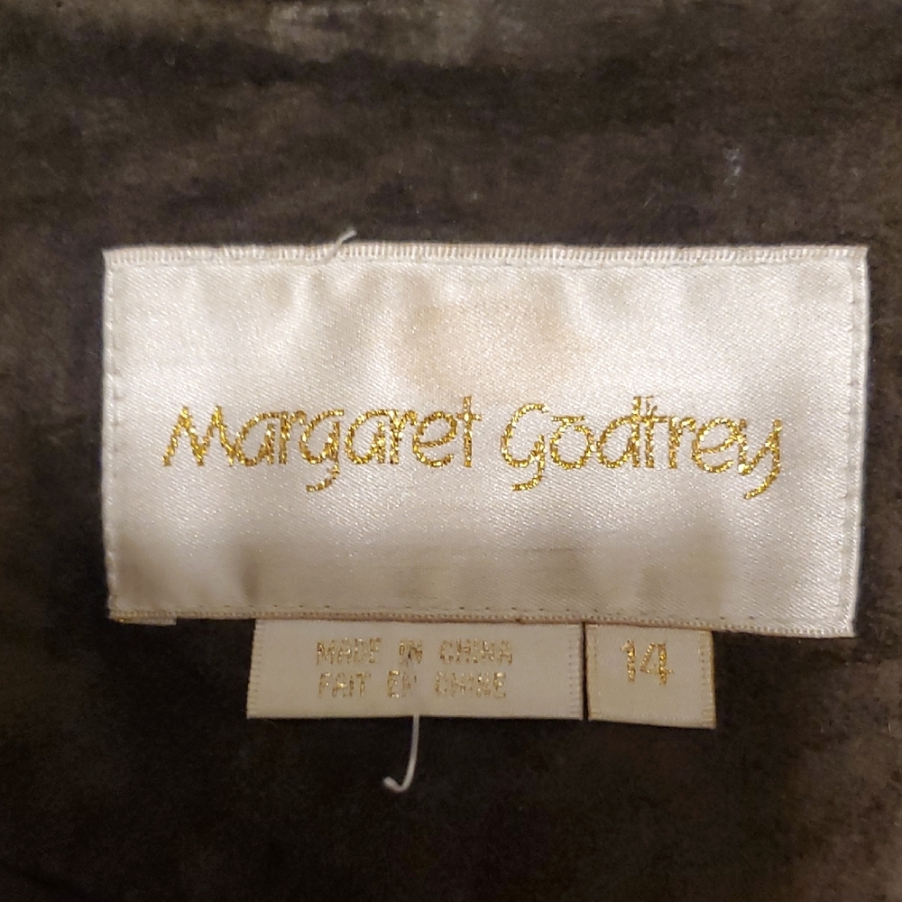 Margaret Godfrey Suede Leather Blazer - Picture 2 of 14